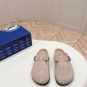 Birkenstock Boston Suede Taupe